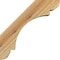 Ekena Millwork 4"W x 10"D x 10"H Olympic Rough Sawn Knee Brace, Western Red Cedar BRC04X10X10OLY00RWR - alternate 4